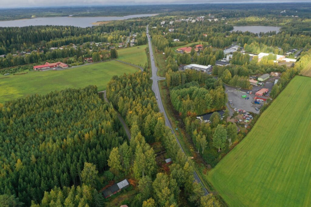 Näkymä Savontielle